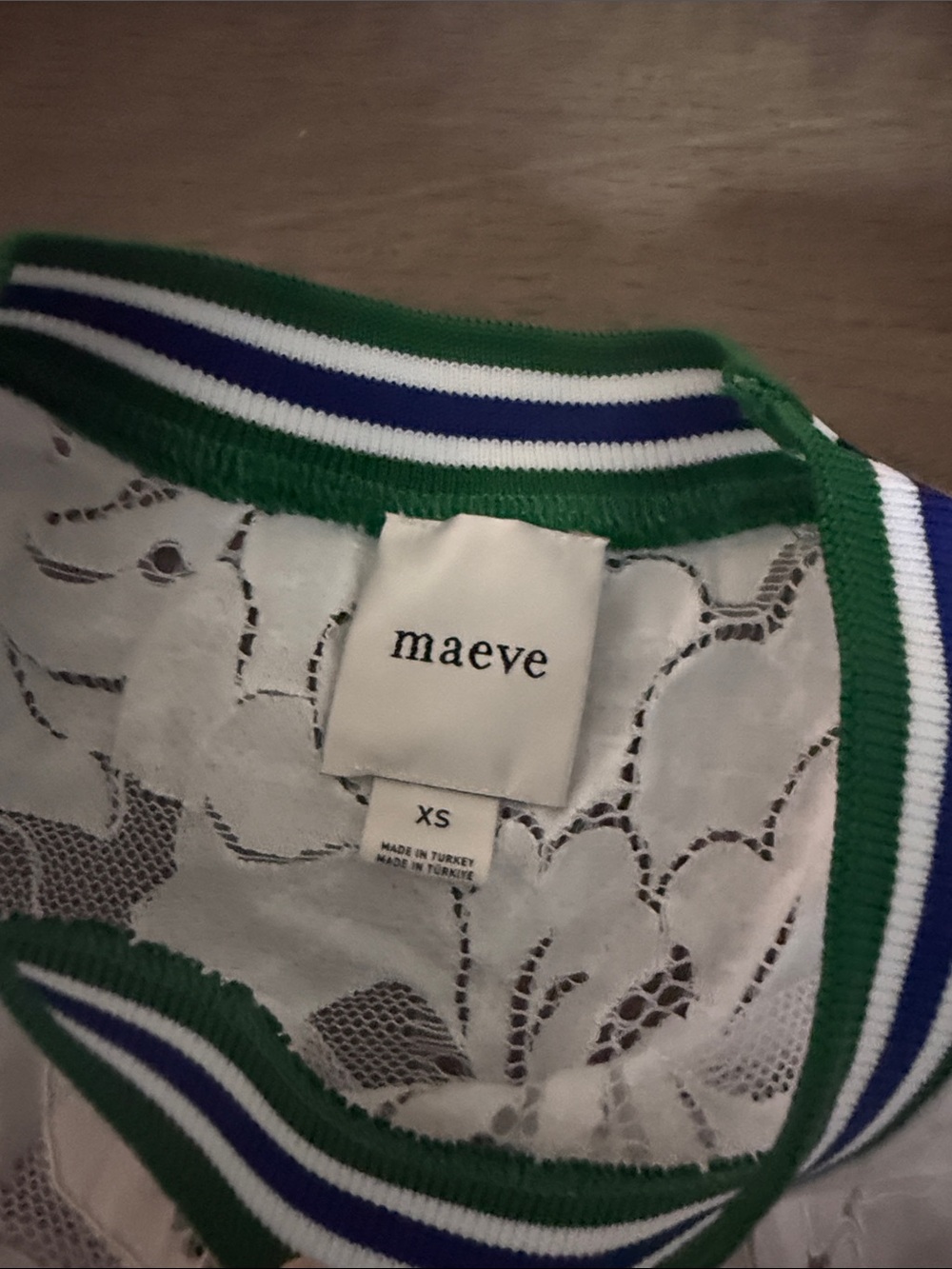 Maeve Anthropologie White Lace Pencil Skirt with top set Sports-Inspired tennis - Picture 5 of 6